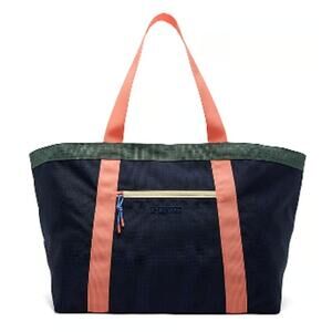 NEW PINK Victoria's Secret Large Blue Green Pink Weekender Tote Travel Beach Bag